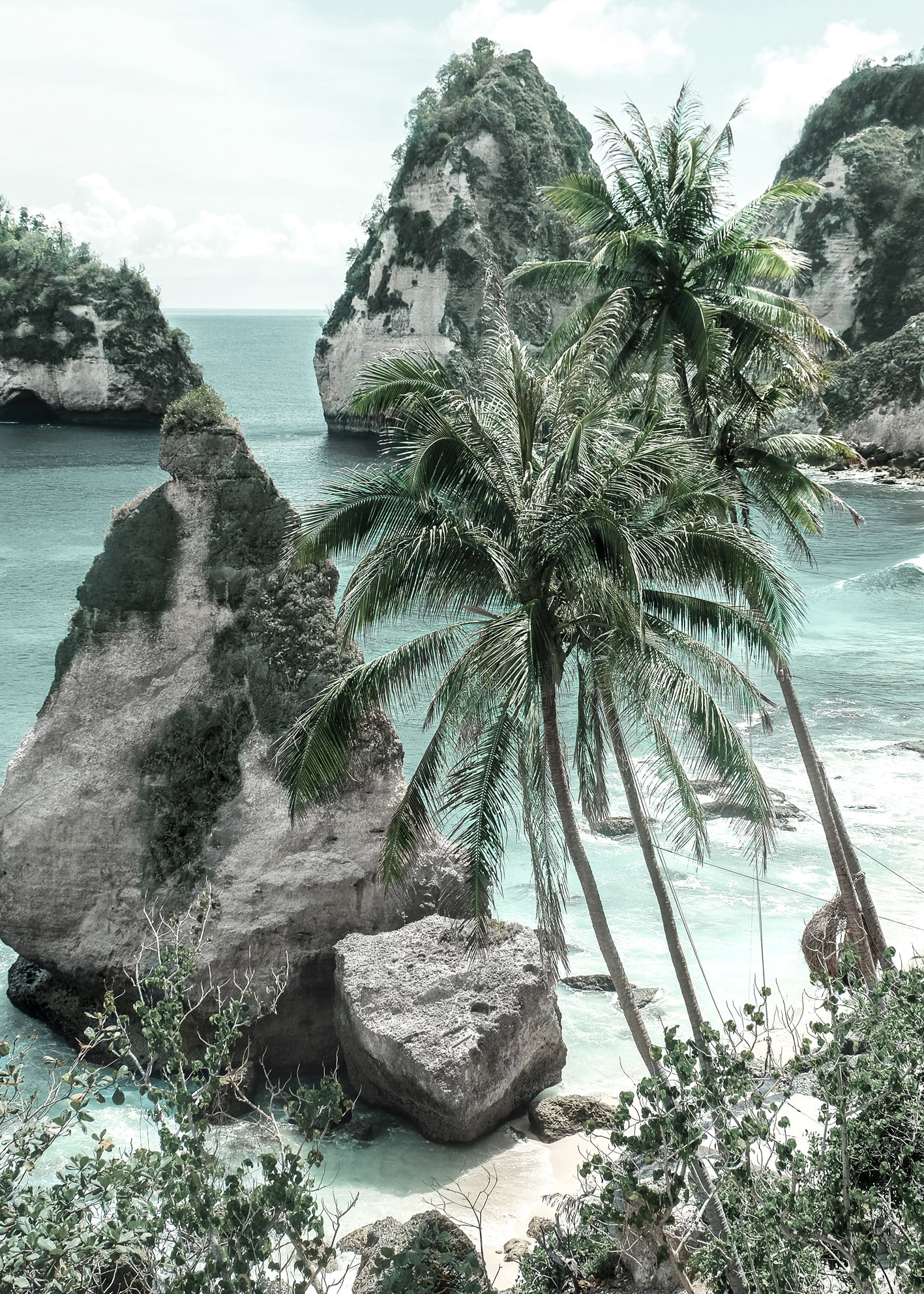 Ljuddämpande tavla - Tropical Island