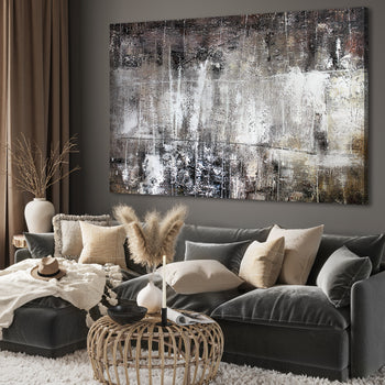 Abstrakt Oljemålning - Hickory (50x70)